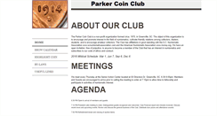 Desktop Screenshot of parkercoinclub.org